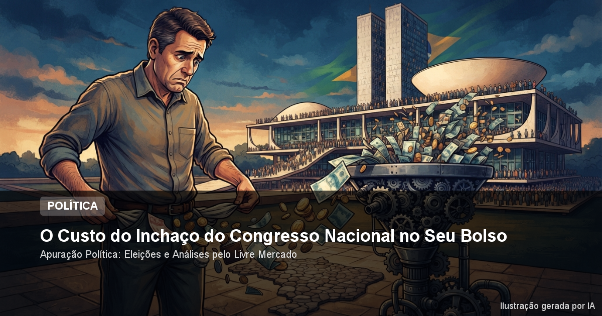 O Custo do Inchaço do Congresso Nacional no Seu Bolso