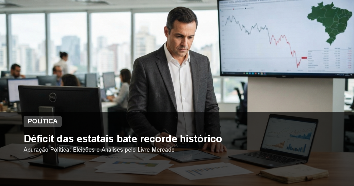 Déficit das estatais bate recorde histórico