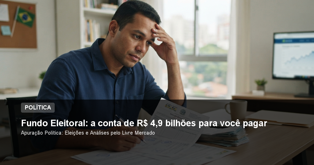 Fundo Eleitoral: a conta de R$ 4,9 bilhões para você pagar
