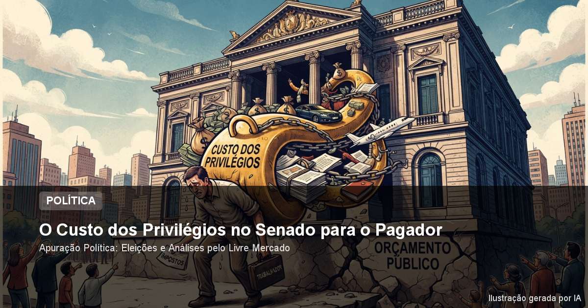 O Custo dos Privilégios no Senado para o Pagador