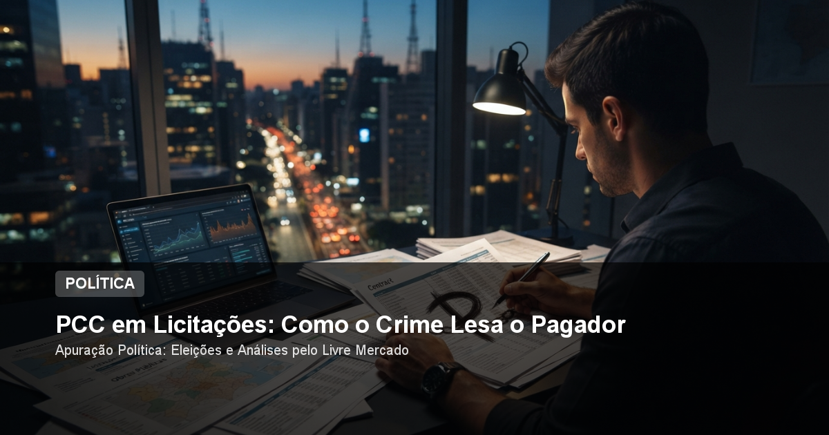 PCC em Licitações: Como o Crime Lesa o Pagador