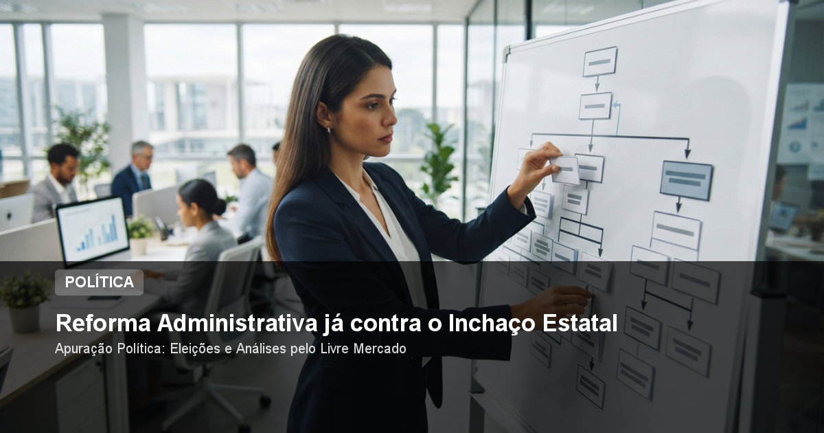 Reforma Administrativa já contra o Inchaço Estatal